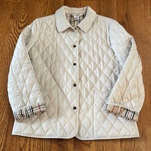 Tan/ plaid coat medium